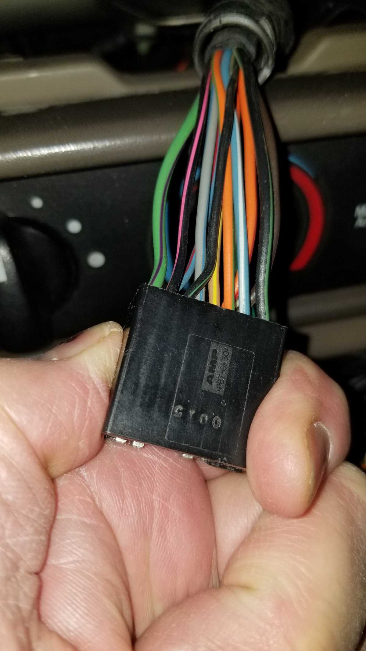 2002 ford f250 radio wiring harness diagram