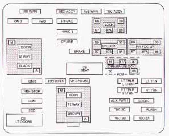 2003 chevy 2500 tail light wiring diagram