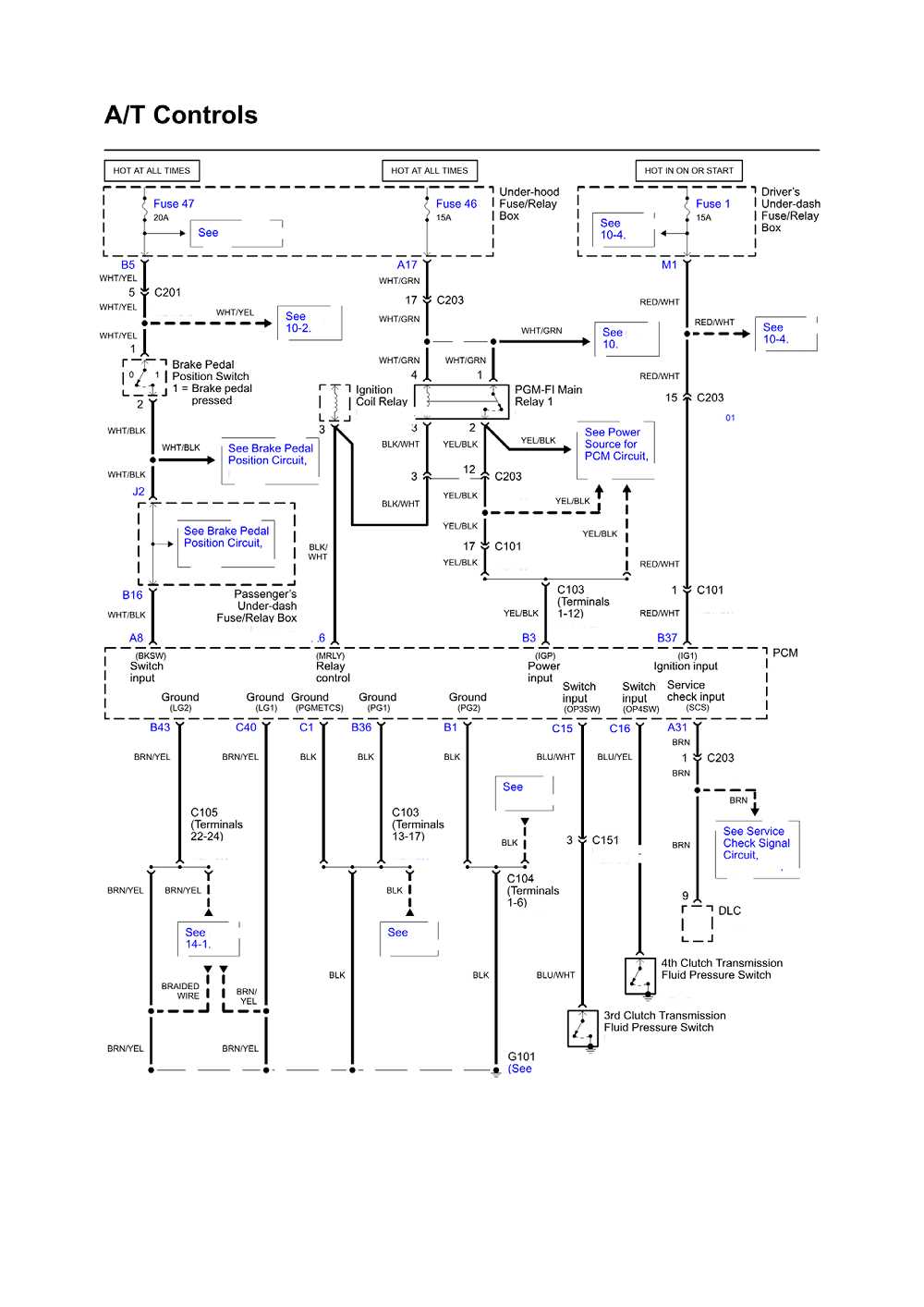 2003 honda pilot stereo wiring diagram