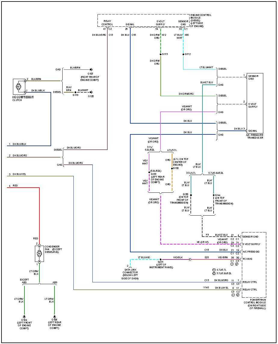 2003 dodge ram 1500 radio wiring diagram
