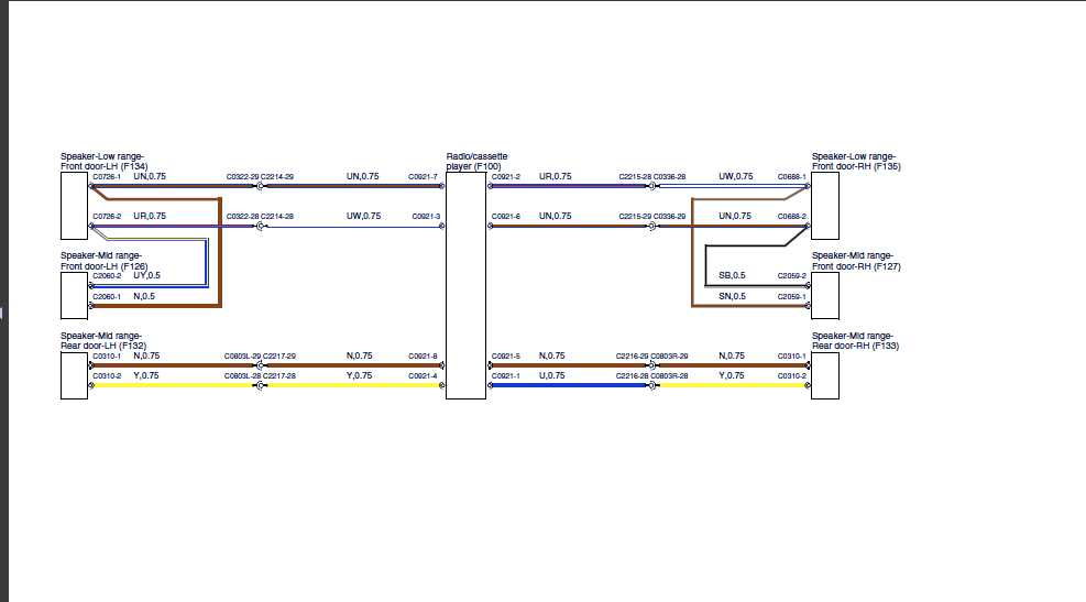 2003 ford escape radio wiring diagram