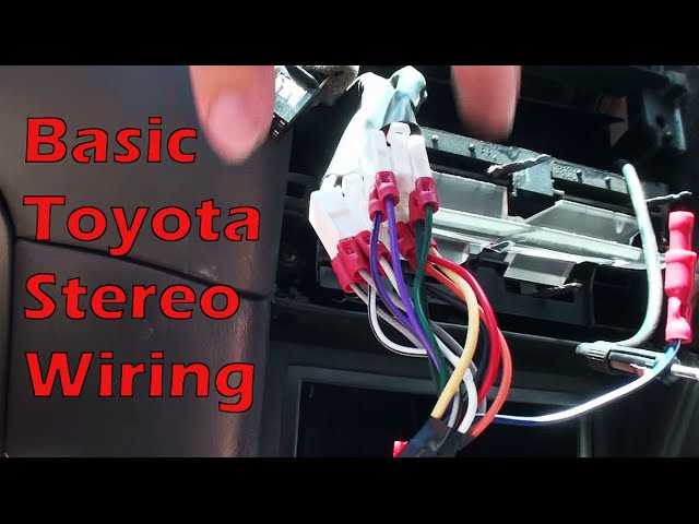 2003 toyota matrix radio wiring diagram