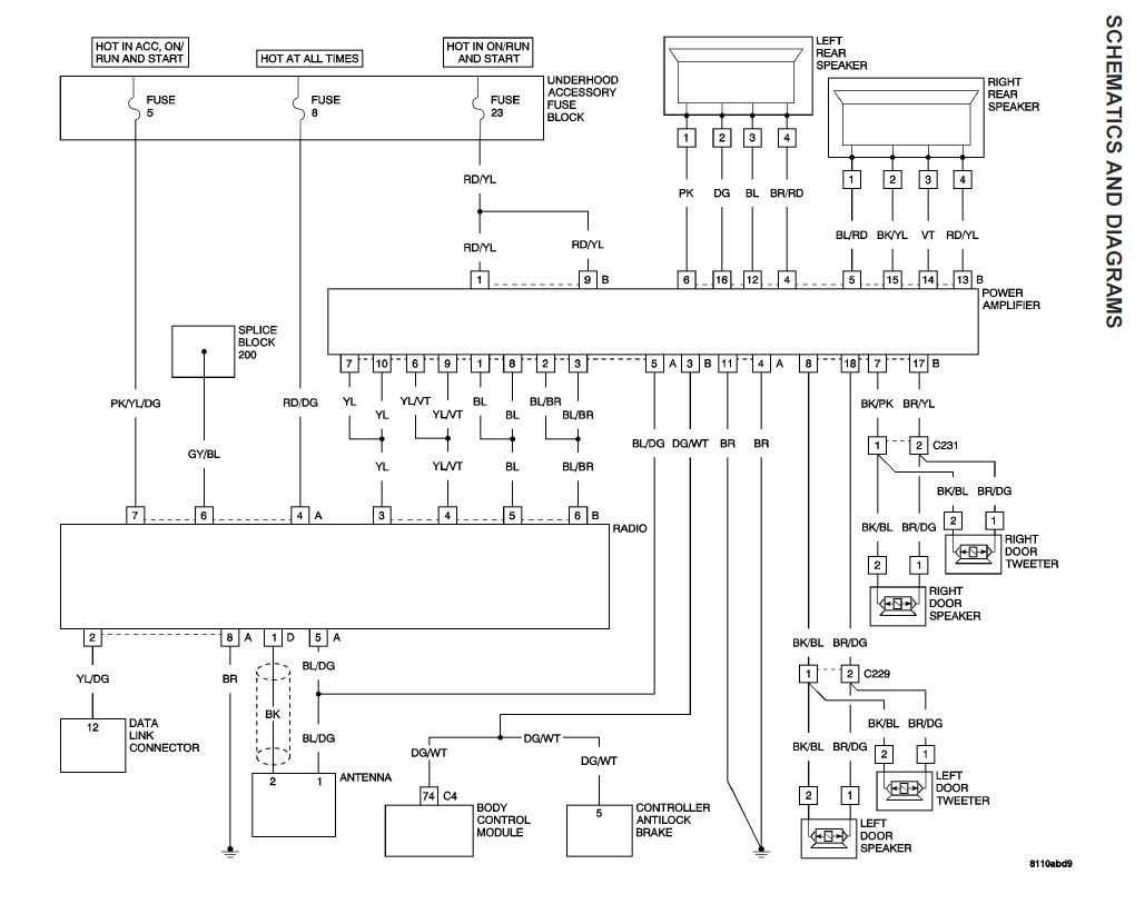 2004 chrysler crossfire radio wiring diagram