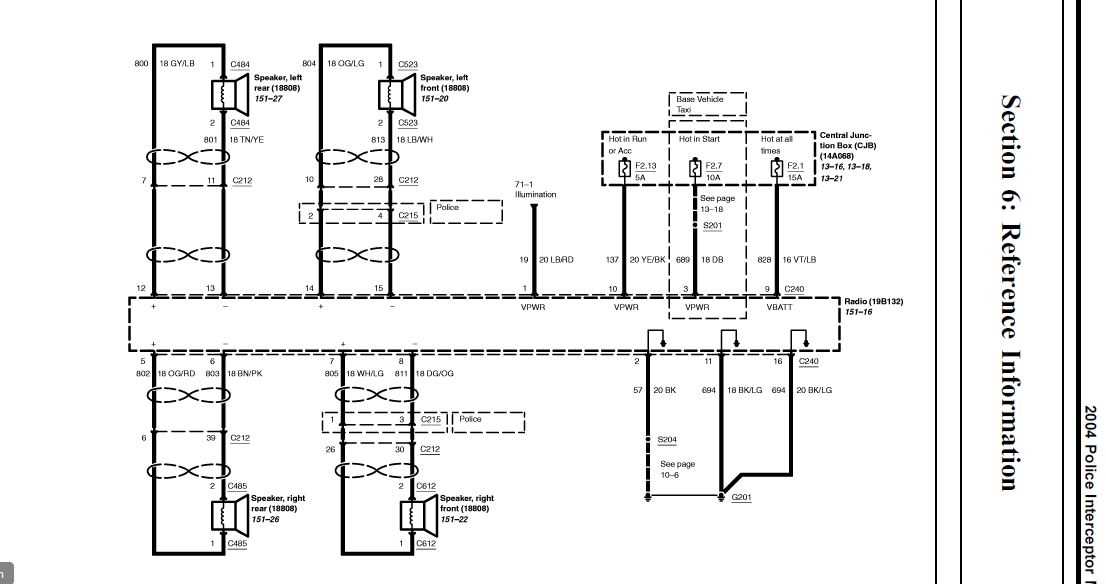 2004 crown victoria wiring diagram