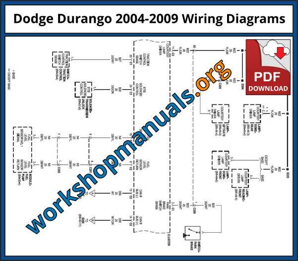 2004 dodge durango tail light wiring diagram
