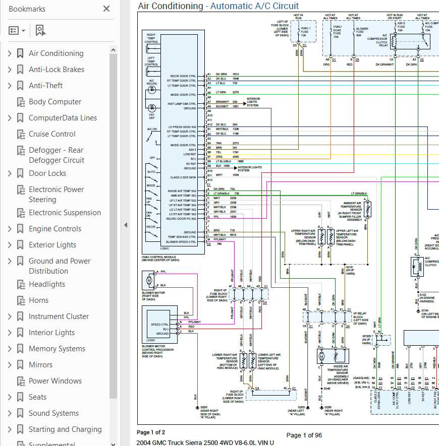 2004 gmc sierra 2500hd trailer wiring diagram