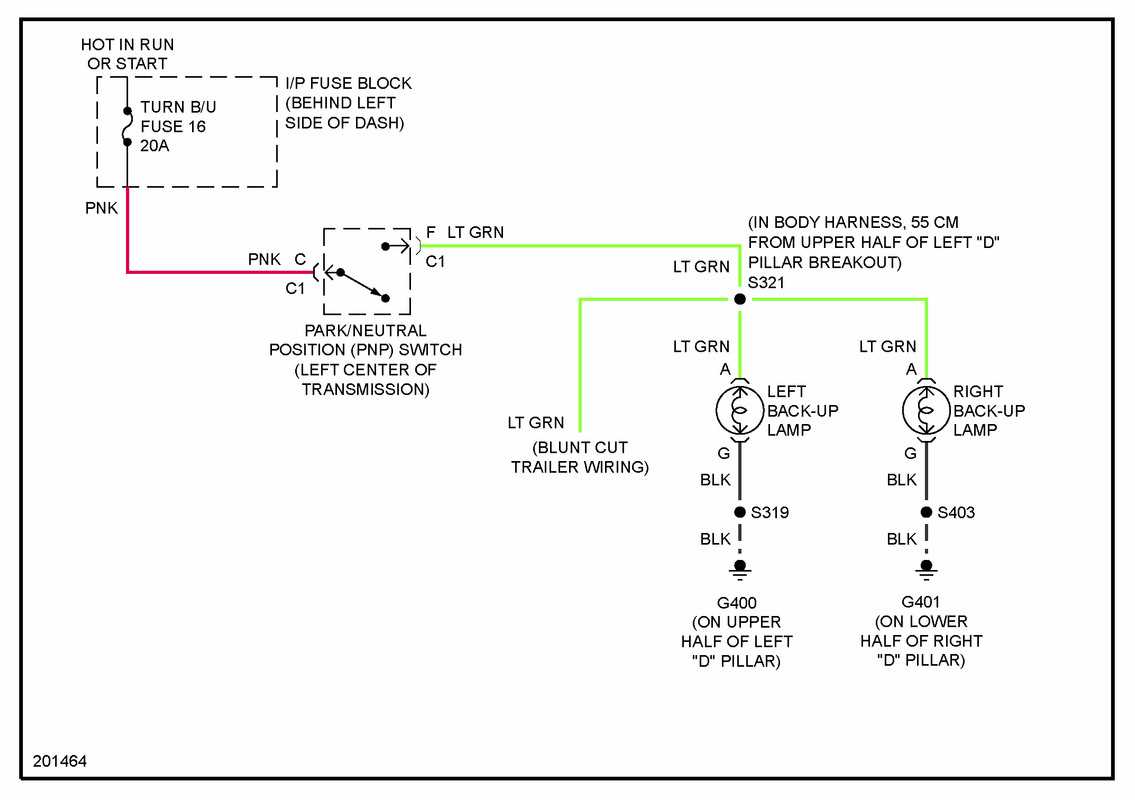 2004 silverado reverse light wiring diagram
