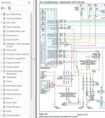 2005 chevy silverado headlight wiring diagram