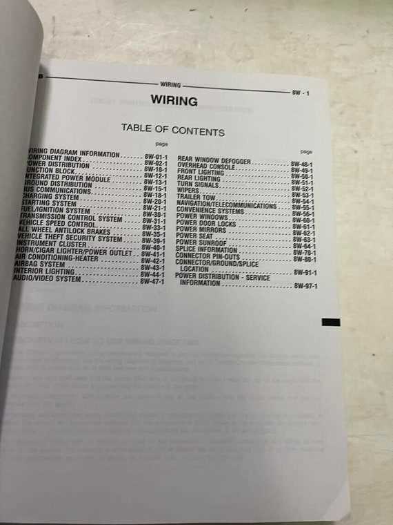 2005 durango wiring diagram