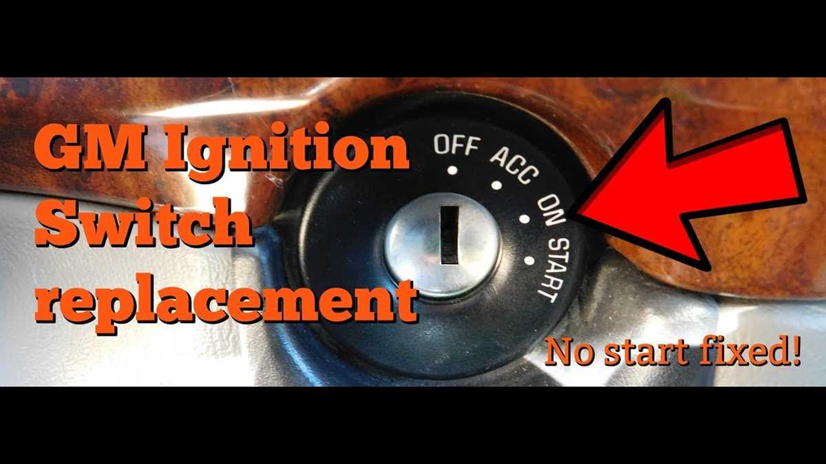 2006 chevy impala ignition switch wiring diagram