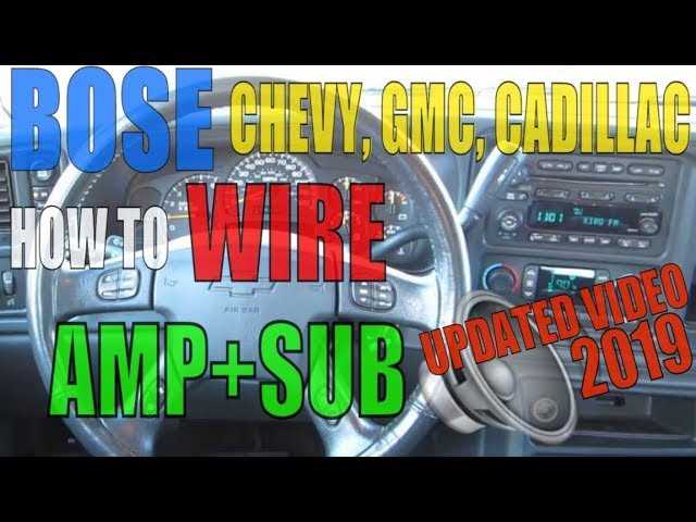 2006 chevy silverado bose radio wiring diagram