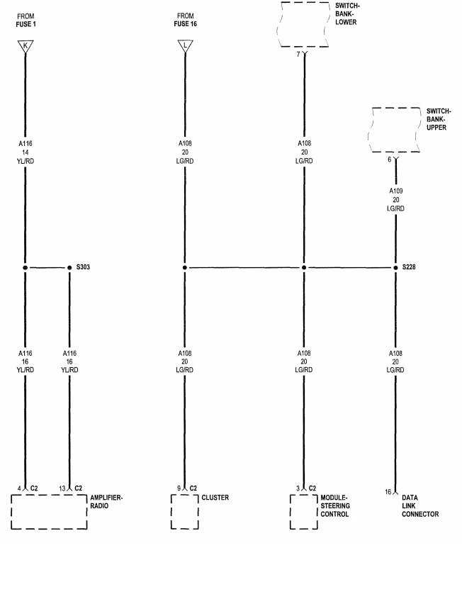 2006 dodge dakota radio wiring diagram