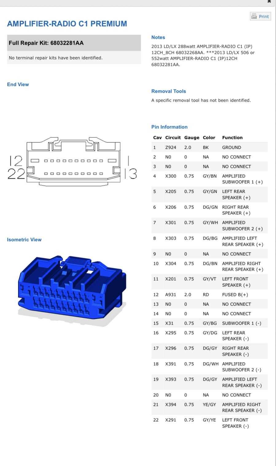 2006 dodge durango radio wiring diagram
