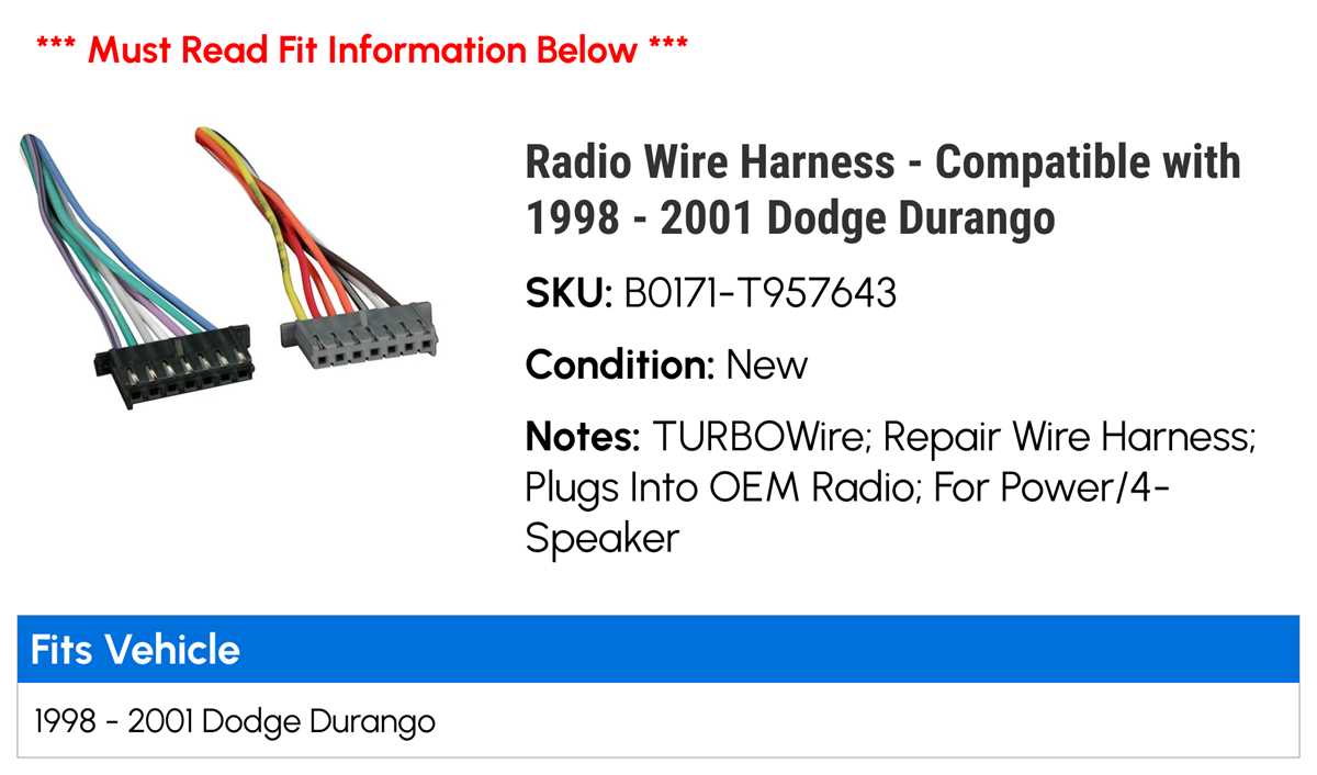 2006 dodge durango radio wiring diagram