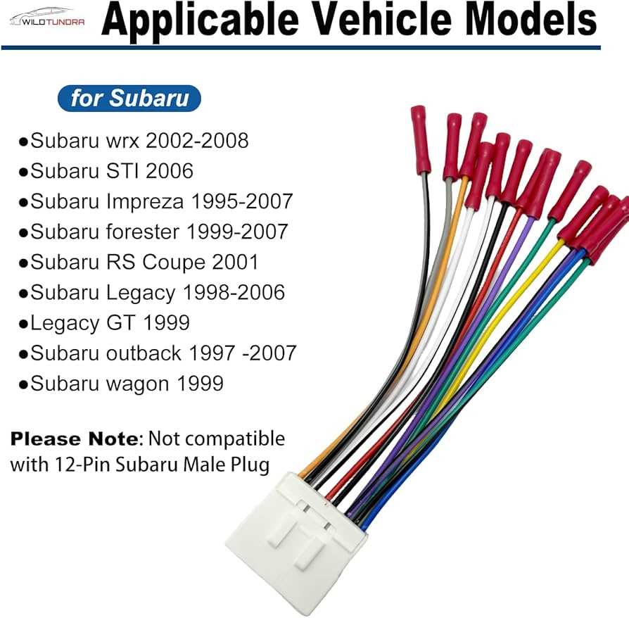 2006 subaru outback stereo wiring diagram