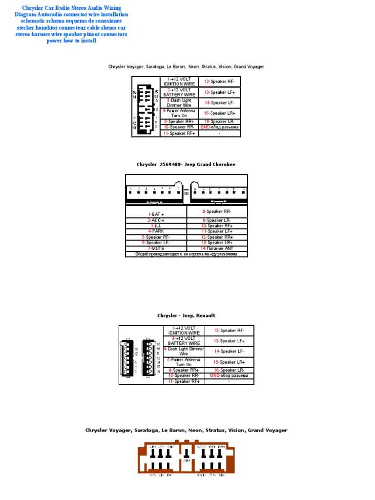 2006 chrysler 300 stereo wiring diagram