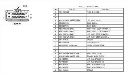 2006 dodge caravan radio wiring diagram