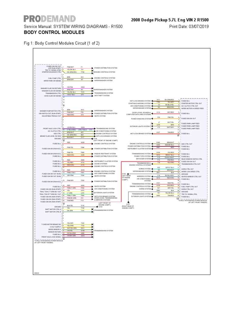 2008 dodge ram 1500 trailer wiring diagram
