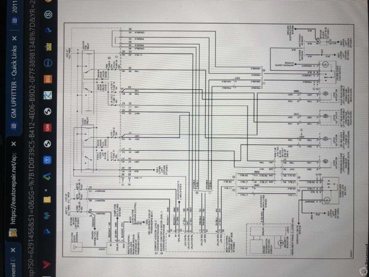 2008 chevy silverado door lock wiring diagram