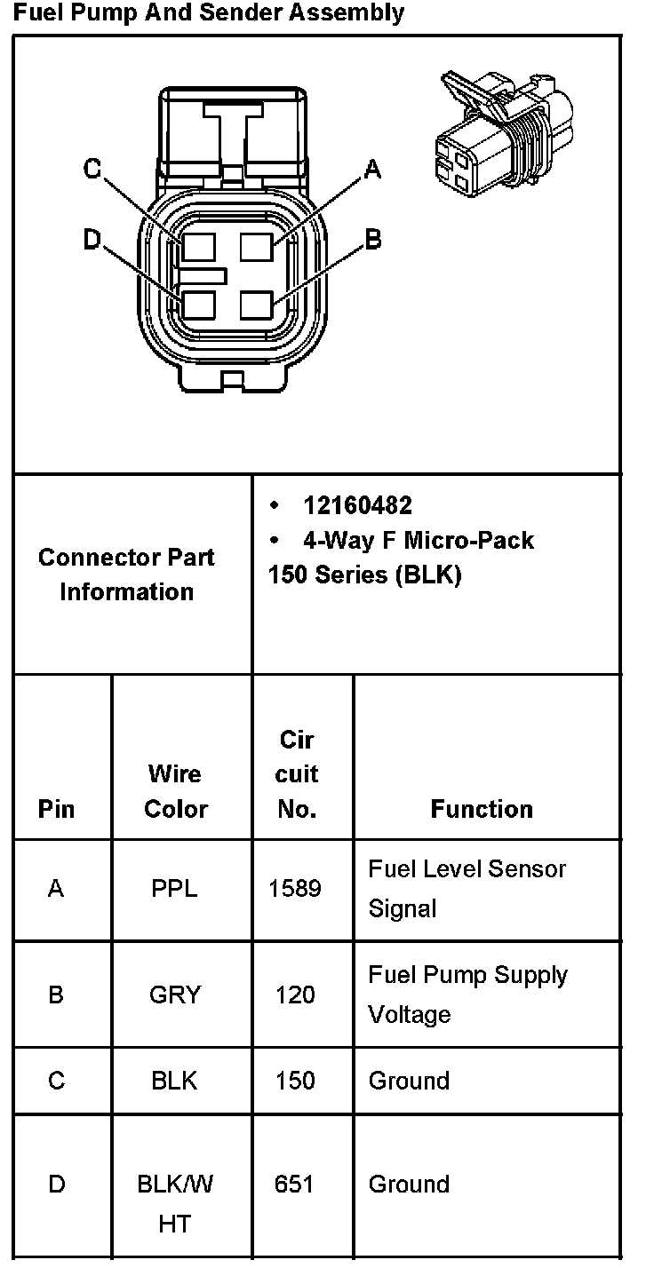 2008 chevy silverado fuel pump wiring diagram