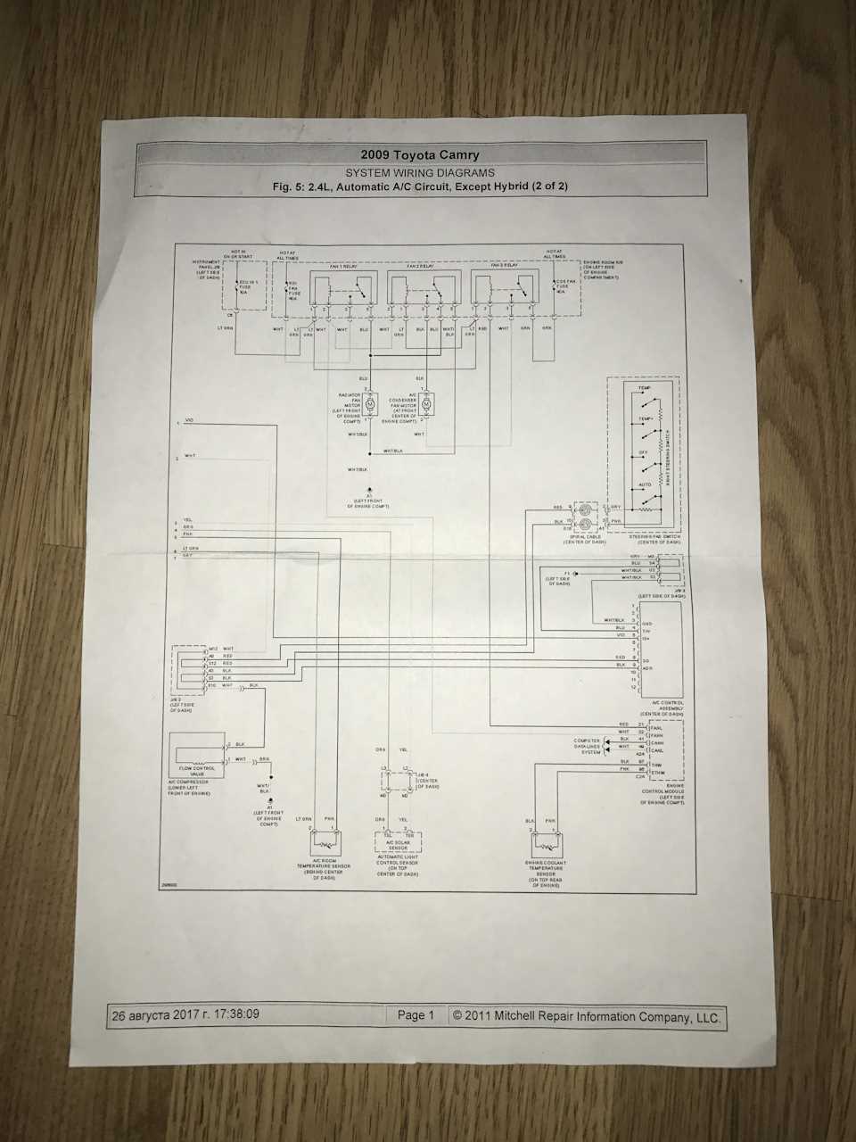 2009 toyota camry wiring diagram 2009 toyota camry wiring diagram