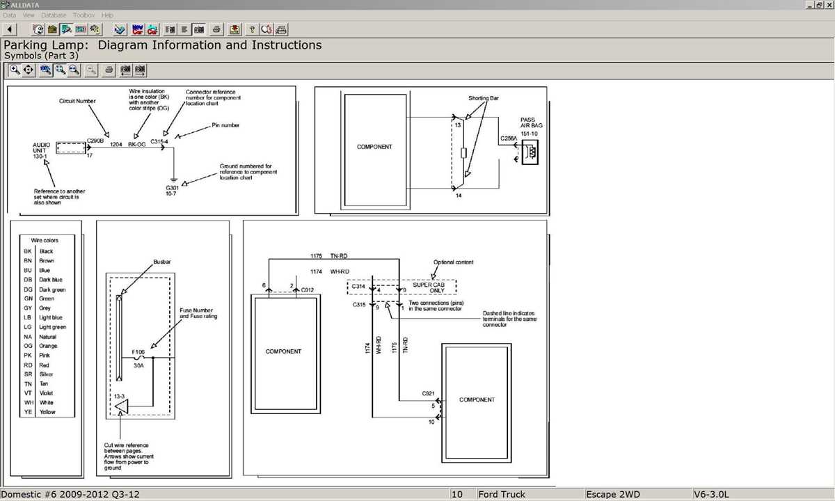 2010 ford escape tail light wiring diagram