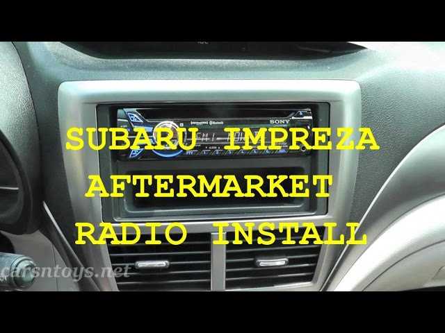 2010 subaru radio wiring diagram