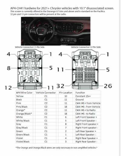 2011 dodge ram stereo wiring diagram