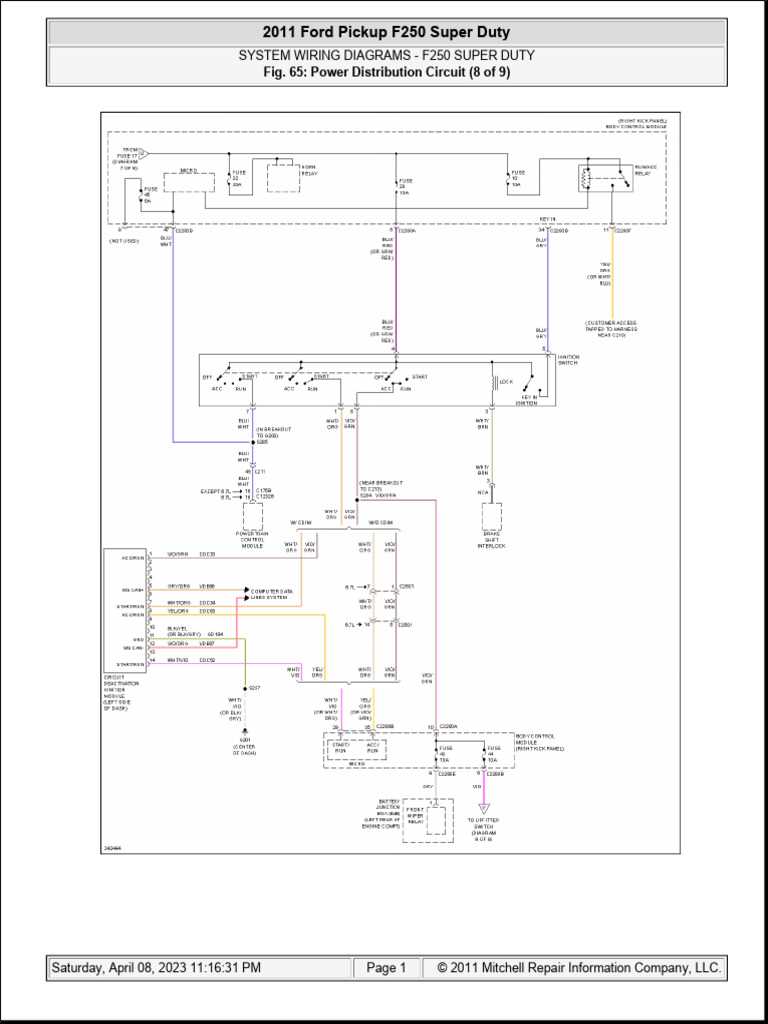 2011 f250 upfitter switch wiring diagram