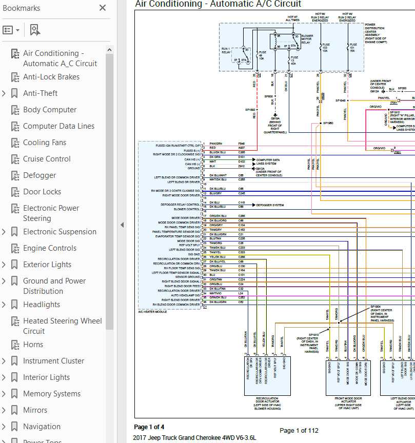 2011 jeep grand cherokee radio wiring diagram