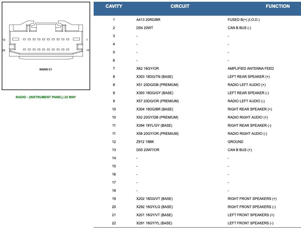 2013 dodge avenger radio wiring diagram