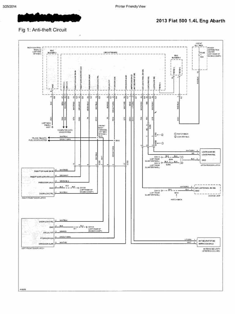 2013 fiat 500 radio wiring diagram