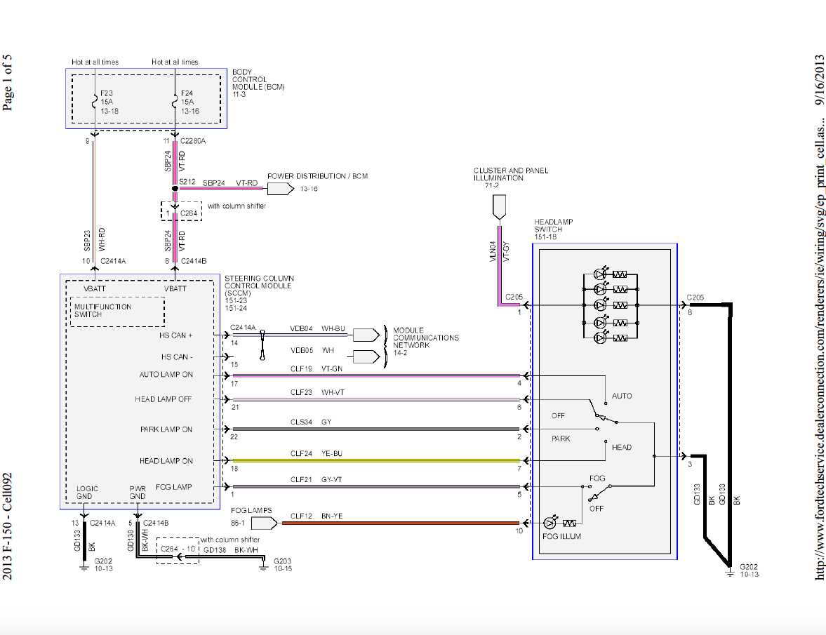 2013 ford f 150 trailer wiring diagram