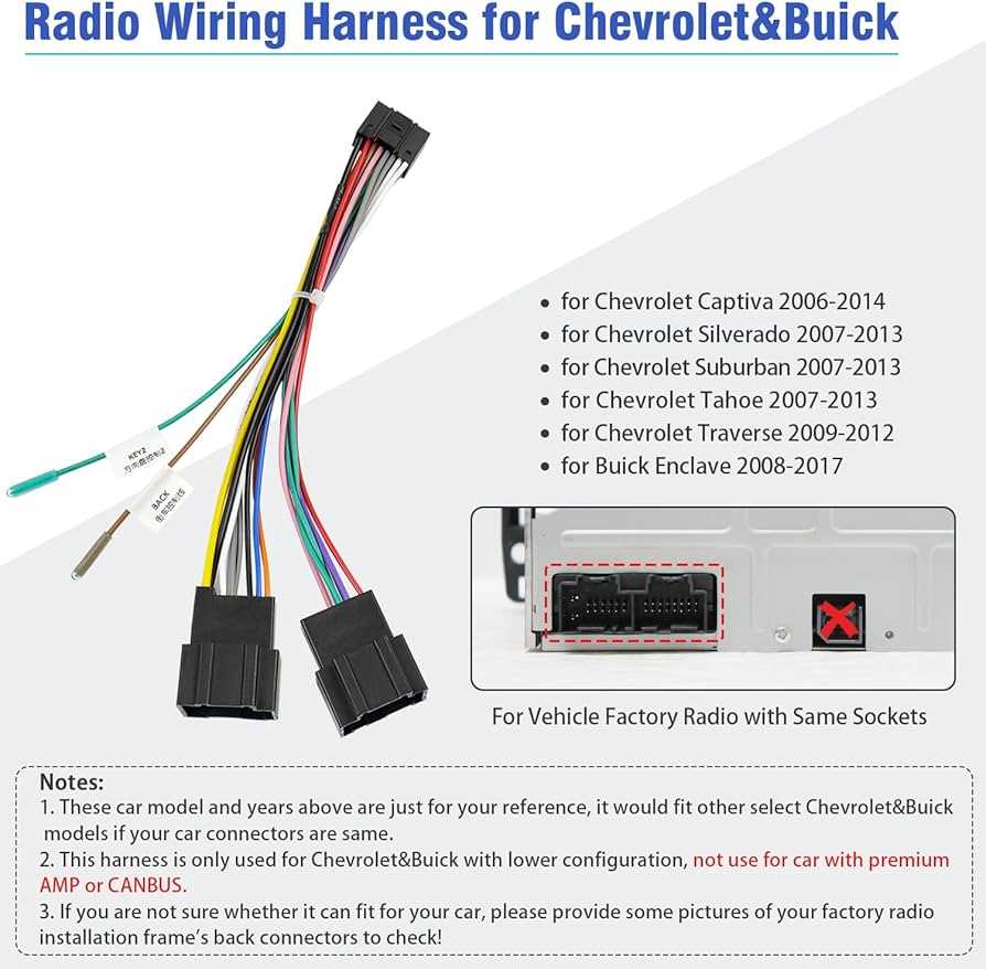 2013 silverado radio wiring harness diagram