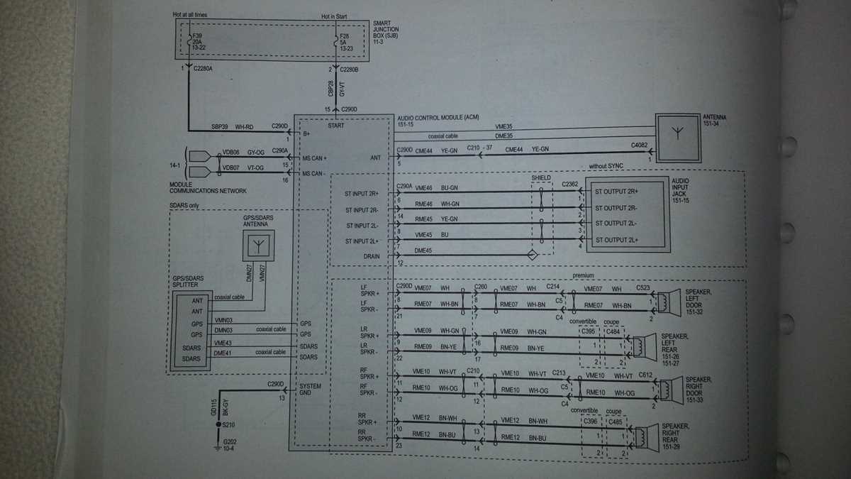 2013 mustang wiring diagram