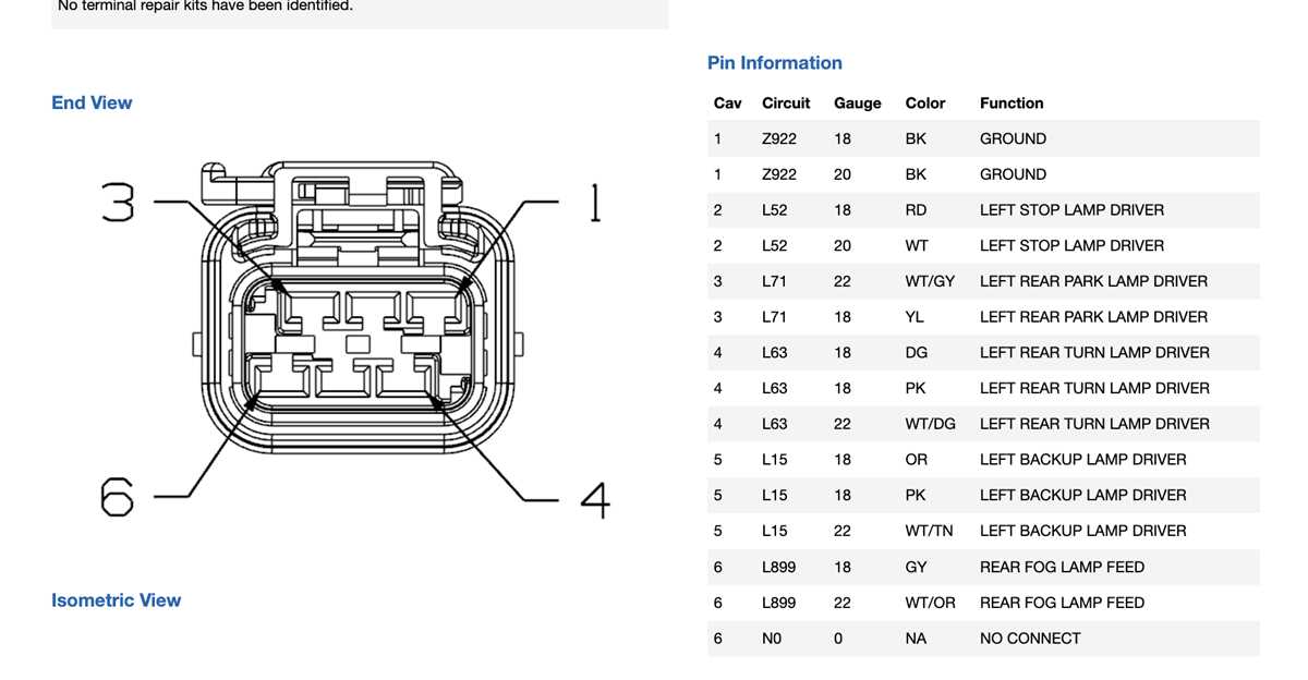 2014 silverado tail light wiring diagram