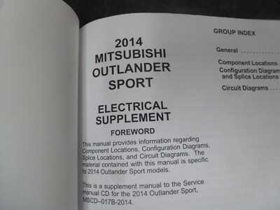 2014 mitsubishi outlander se electronic schematic diagram