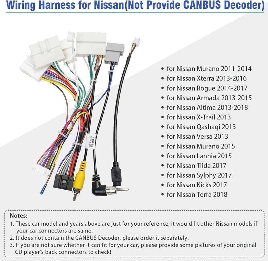 2015 nissan rogue radio wiring diagram