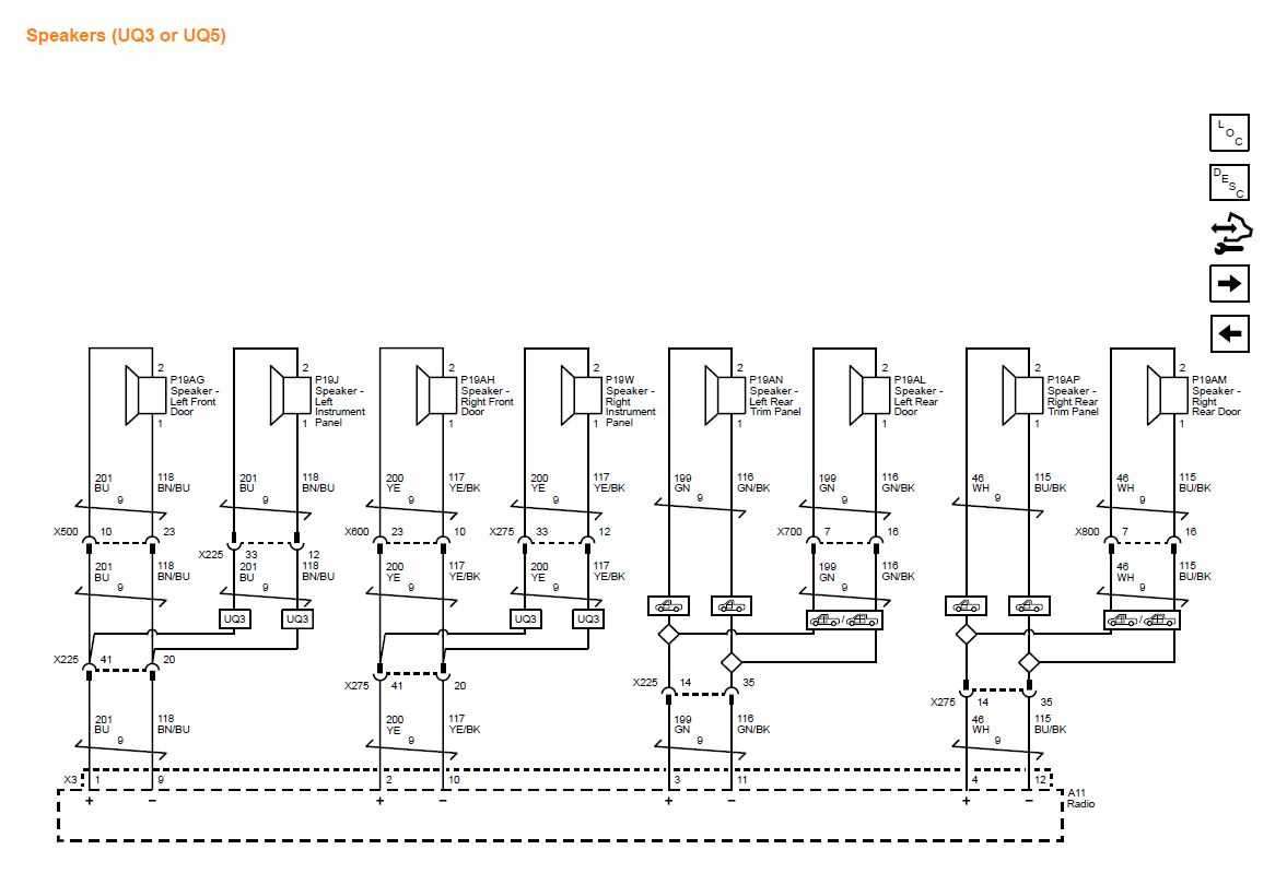 2016 chevy silverado speaker wiring diagram