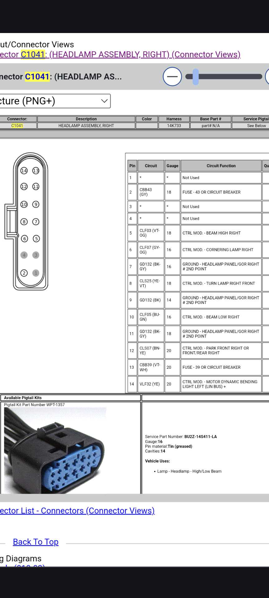 2016 ford focus headlight wiring diagram
