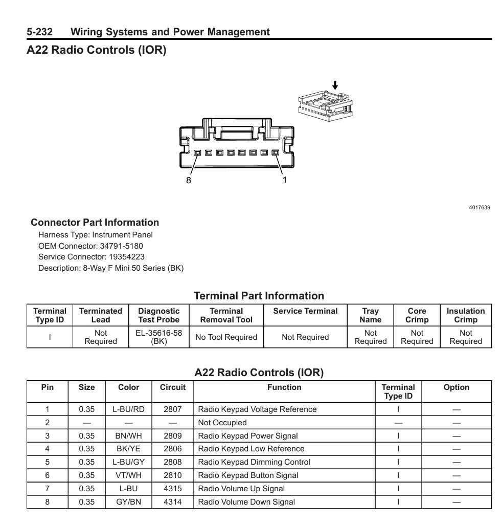 2016 silverado radio wiring diagram