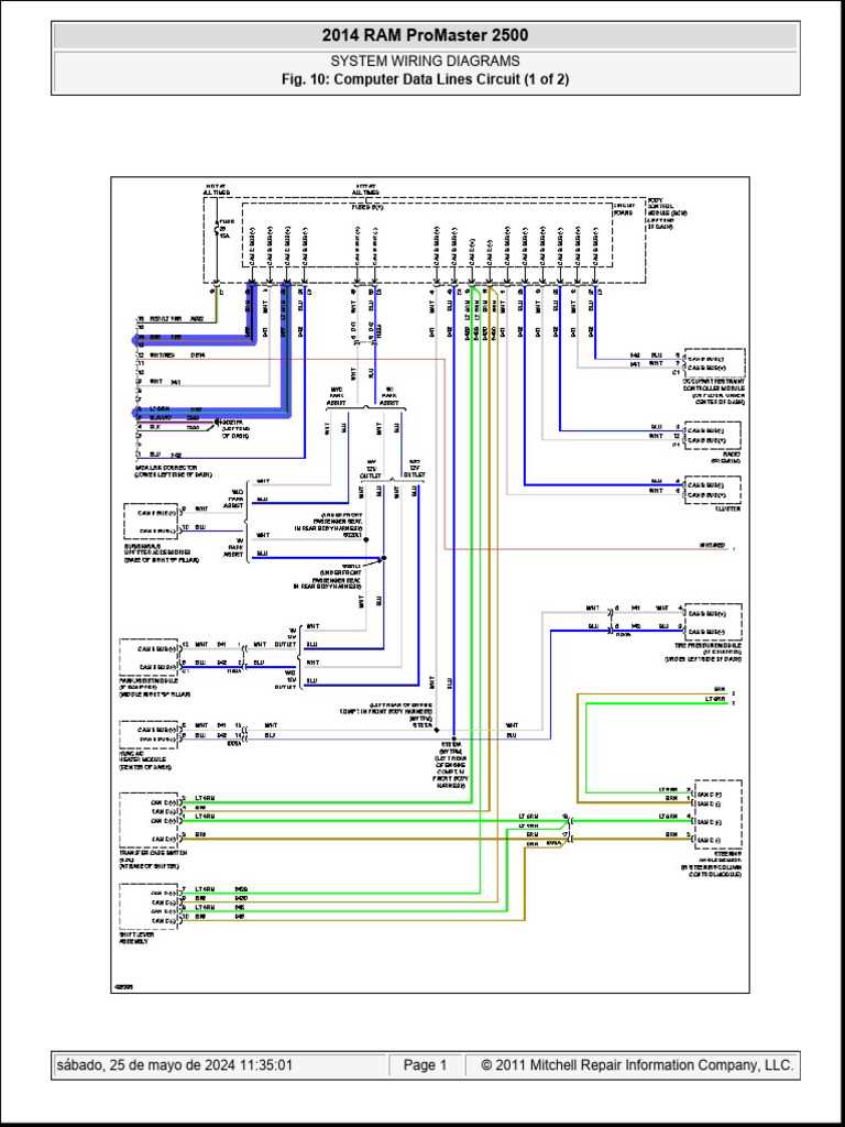 2016 ram promaster wiring diagram