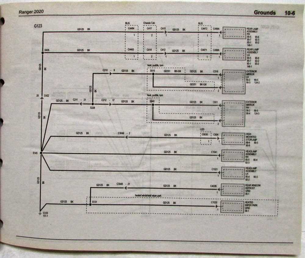 2021 ford ranger wiring diagram