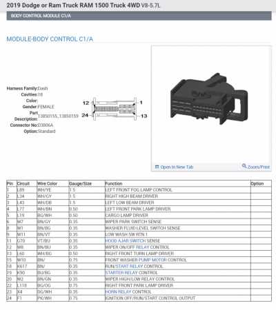 2022 ram 3500 wiring diagram