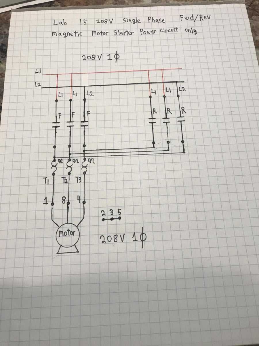 208 3 phase motor wiring diagram