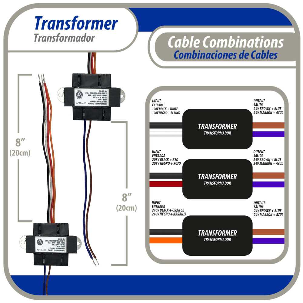 208 to 240 transformer wiring diagram