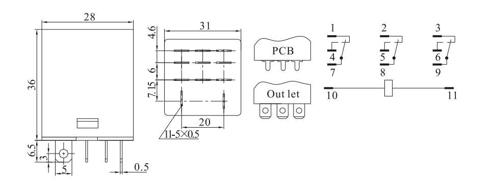 220v 8 pin relay wiring diagram 220v 8 pin relay wiring diagram