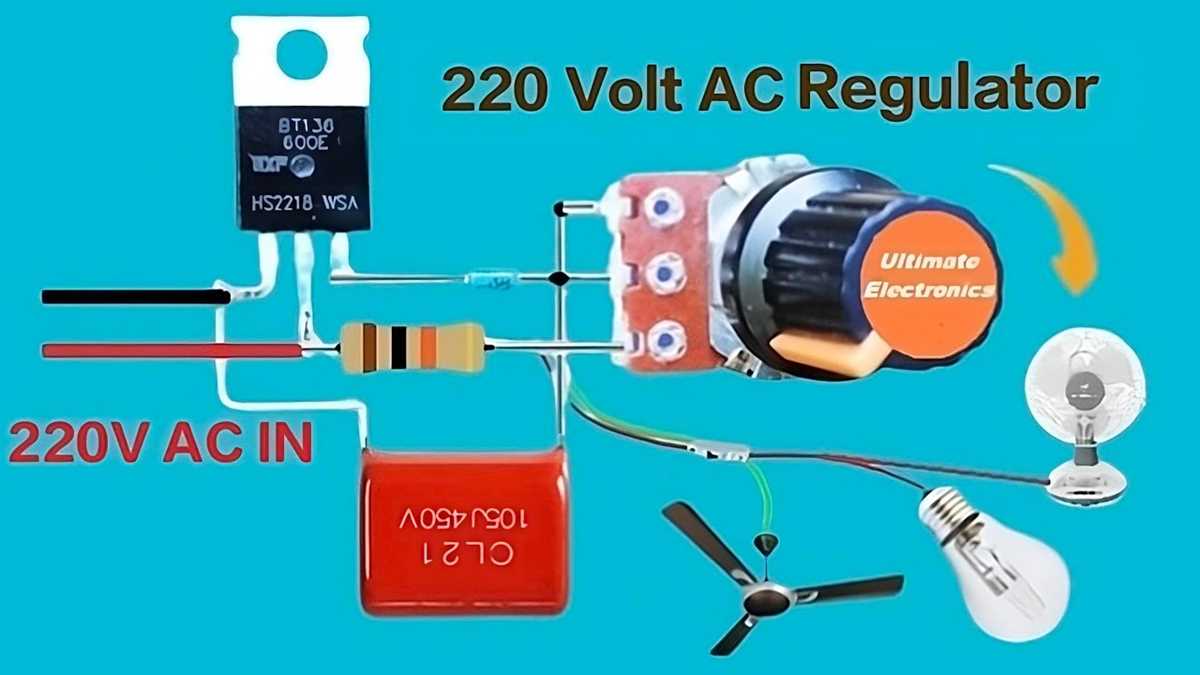 220v to 110v converter circuit diagram