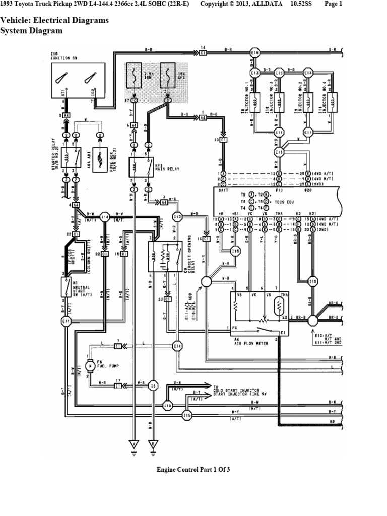 22re engine wiring diagram