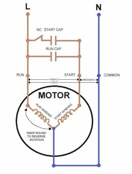230 volt motor wiring diagram